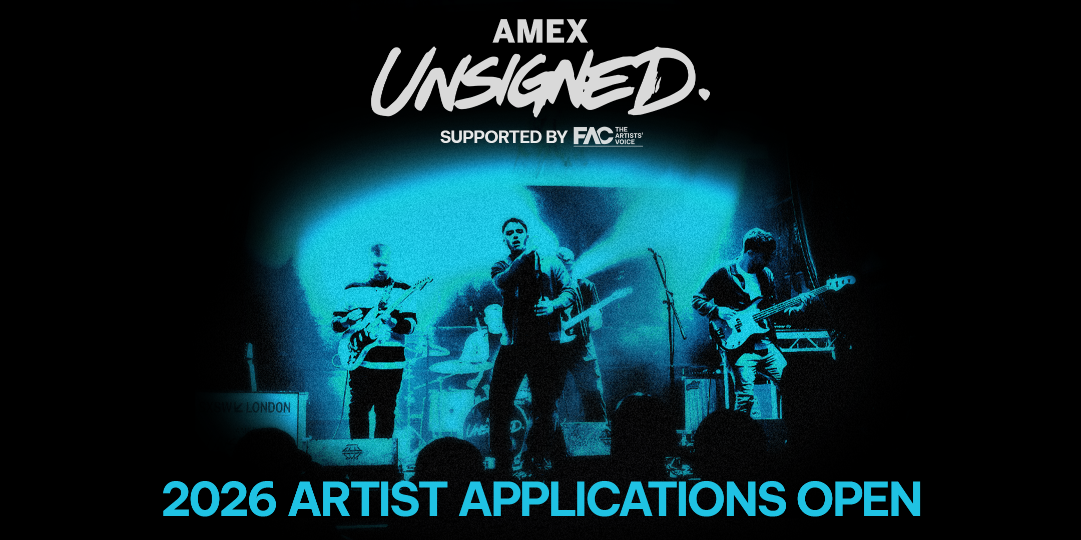 Applications for the 2026 Amex Unsigned programme are now open
